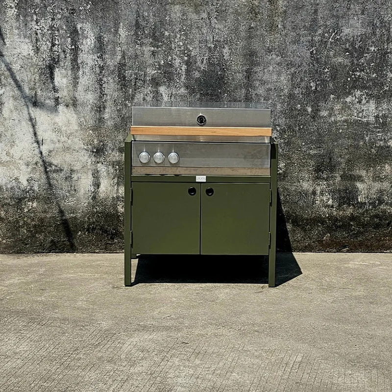 Zewnętrzna szafka kuchenna z grillem