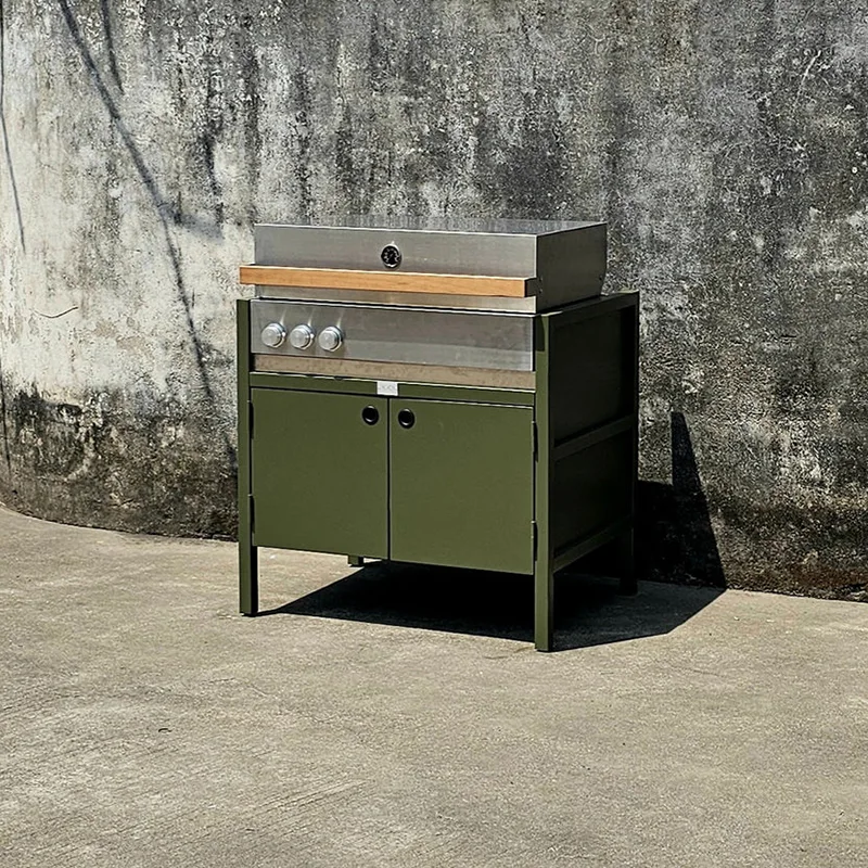 Zewnętrzna szafka kuchenna z grillem