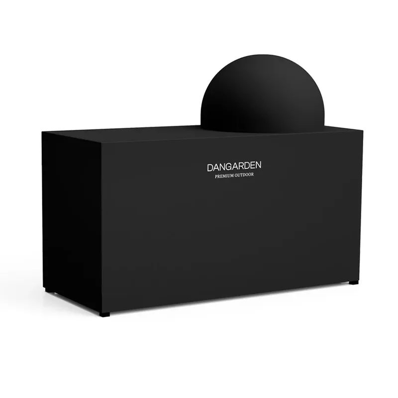 Wodoodporna osłona szafki zewnętrznej w kolorze czarnym